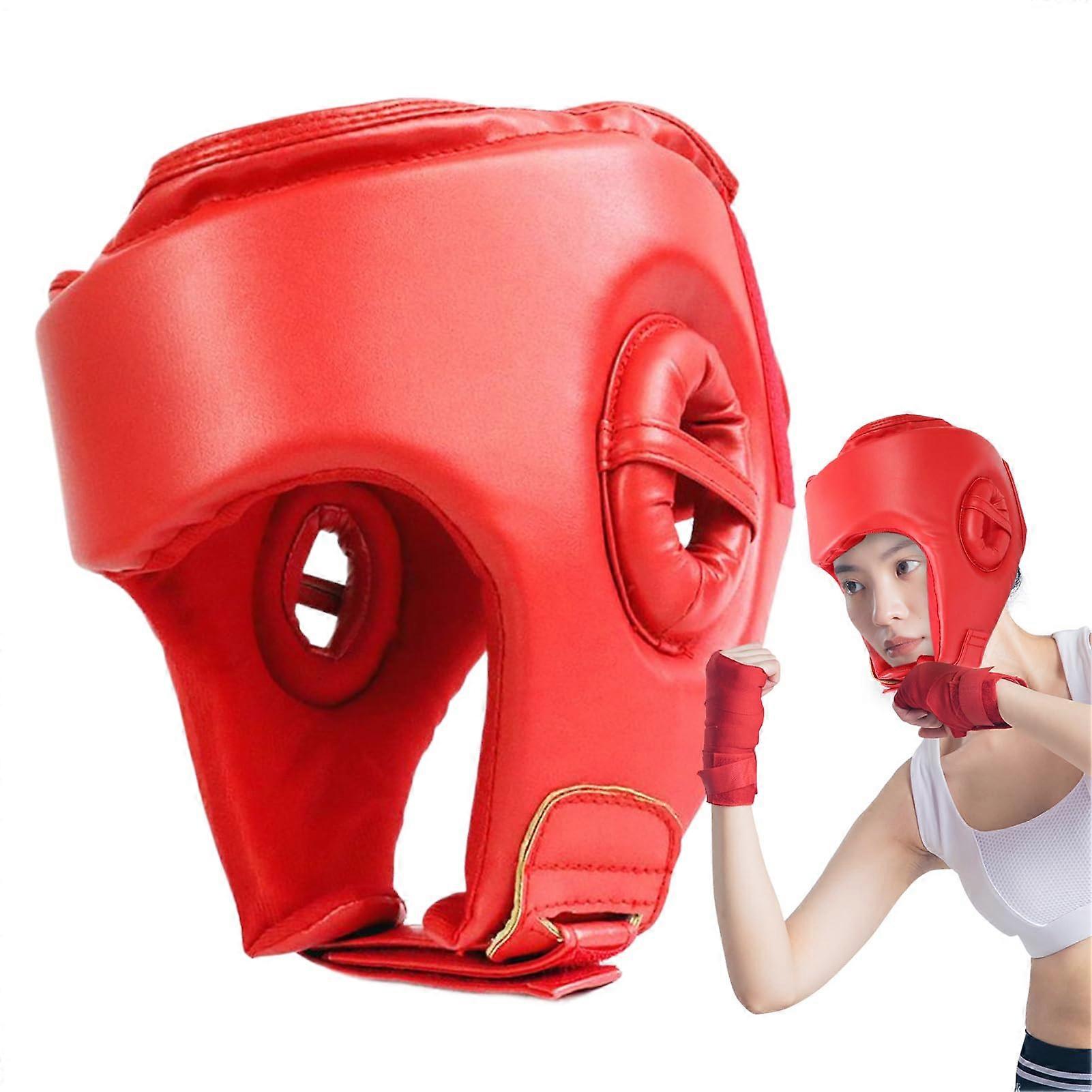 Bryting Hjelm, Sparring Hodeplagg 's Karate Hodeplagg Justerbar Bokseutstyr