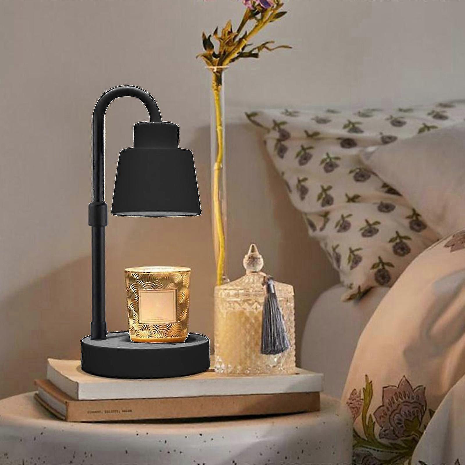 Flameless Aromatherapy Light Adjustable Height Candle Warmer Lamp with Dimmable Warmth