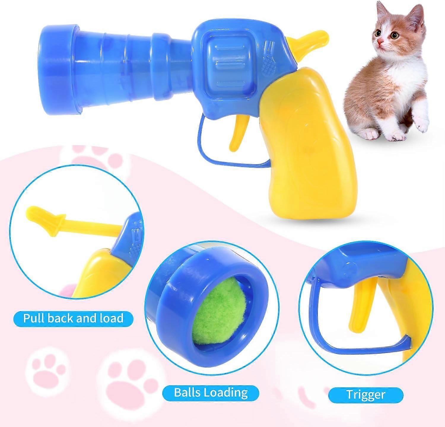 Interactive Cat Toy Cat Toy Balls with Cat Toy Launcher Cat Toy Cat Toy for Cats and Kittens