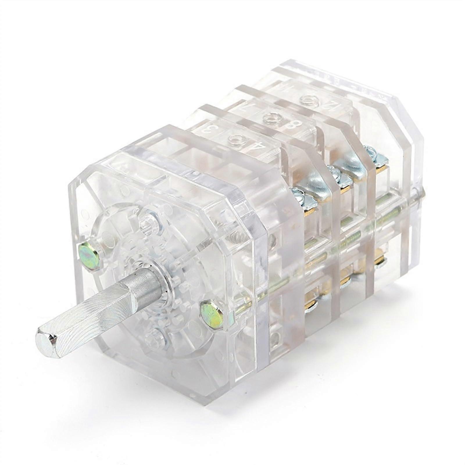 LW1216/TM111111.3 16A Three Position Three Pole Transparent Univeral Changeover Rotary Cam Switch for Meat Grinder Using