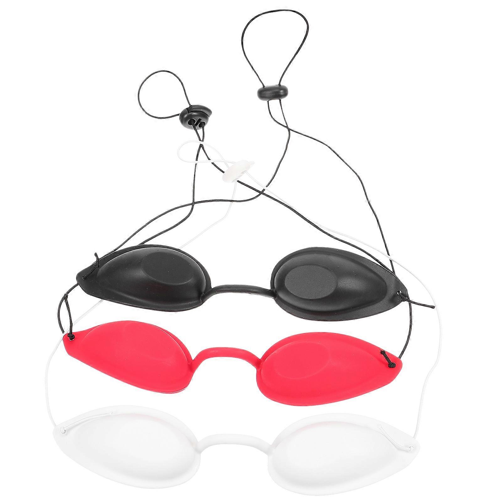 Shading Eye Goggles for Adults, Protects from Beauty Machines and UV Rays, Adjustable Band