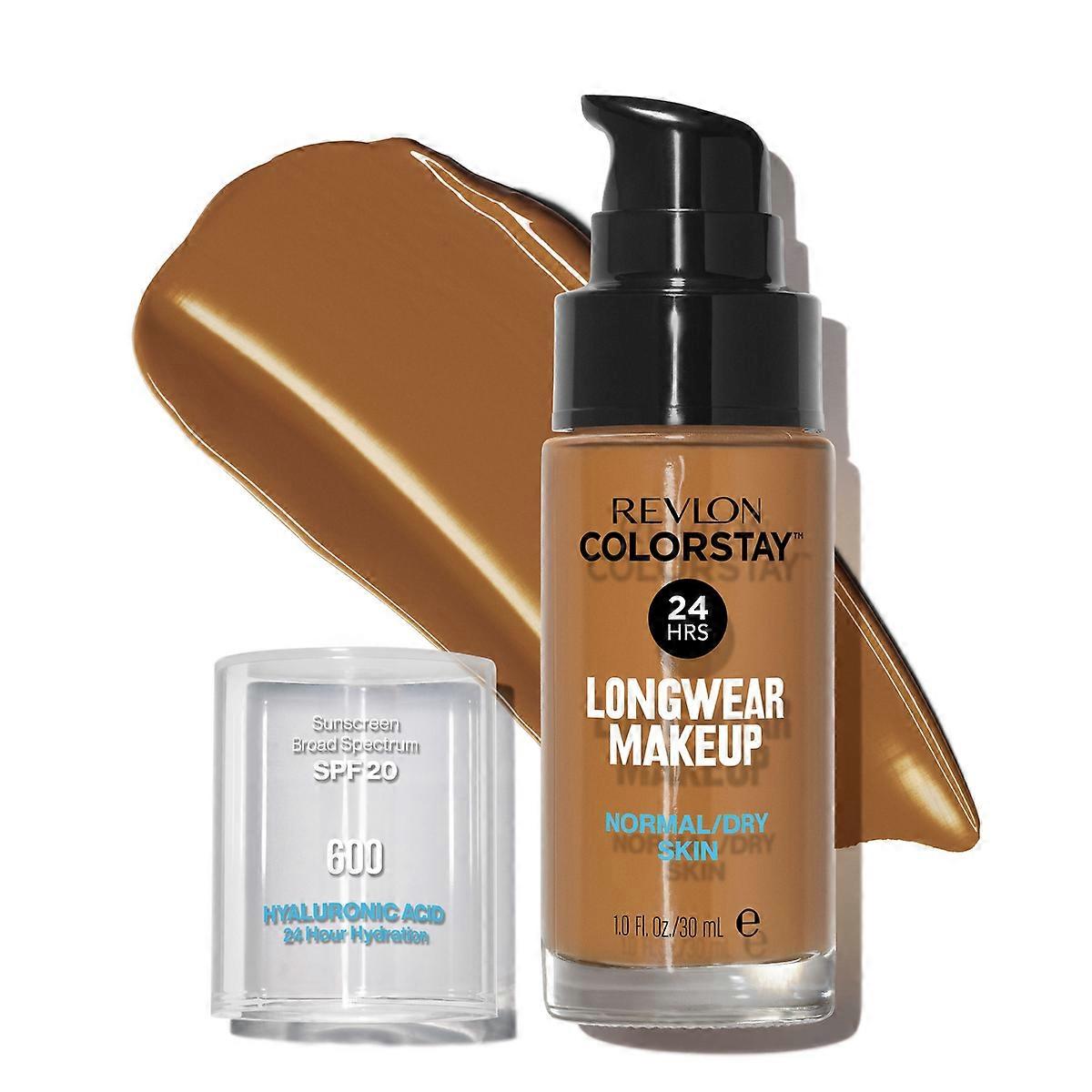 Revlon Colorstay Makeup For Normal/dry Skin With Spf 20, 600 Cinnamon - 1.0 Fl Oz