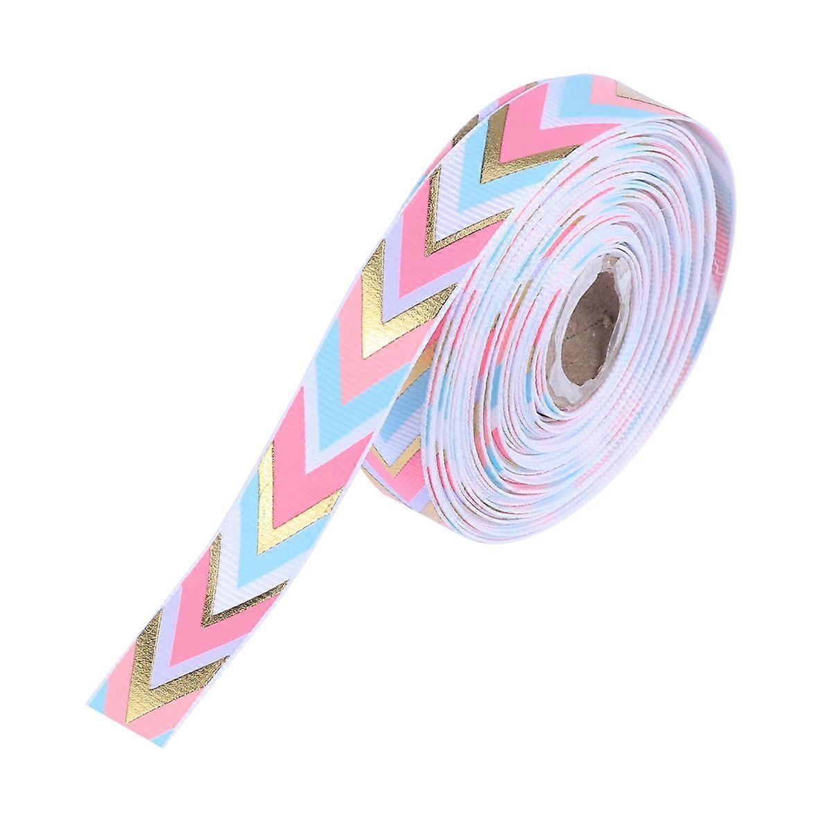 Vintage Pattern Roll Ribbons Multi Polyester Fabric Ribbons For Crafts Decoration Supplies 1Pcs