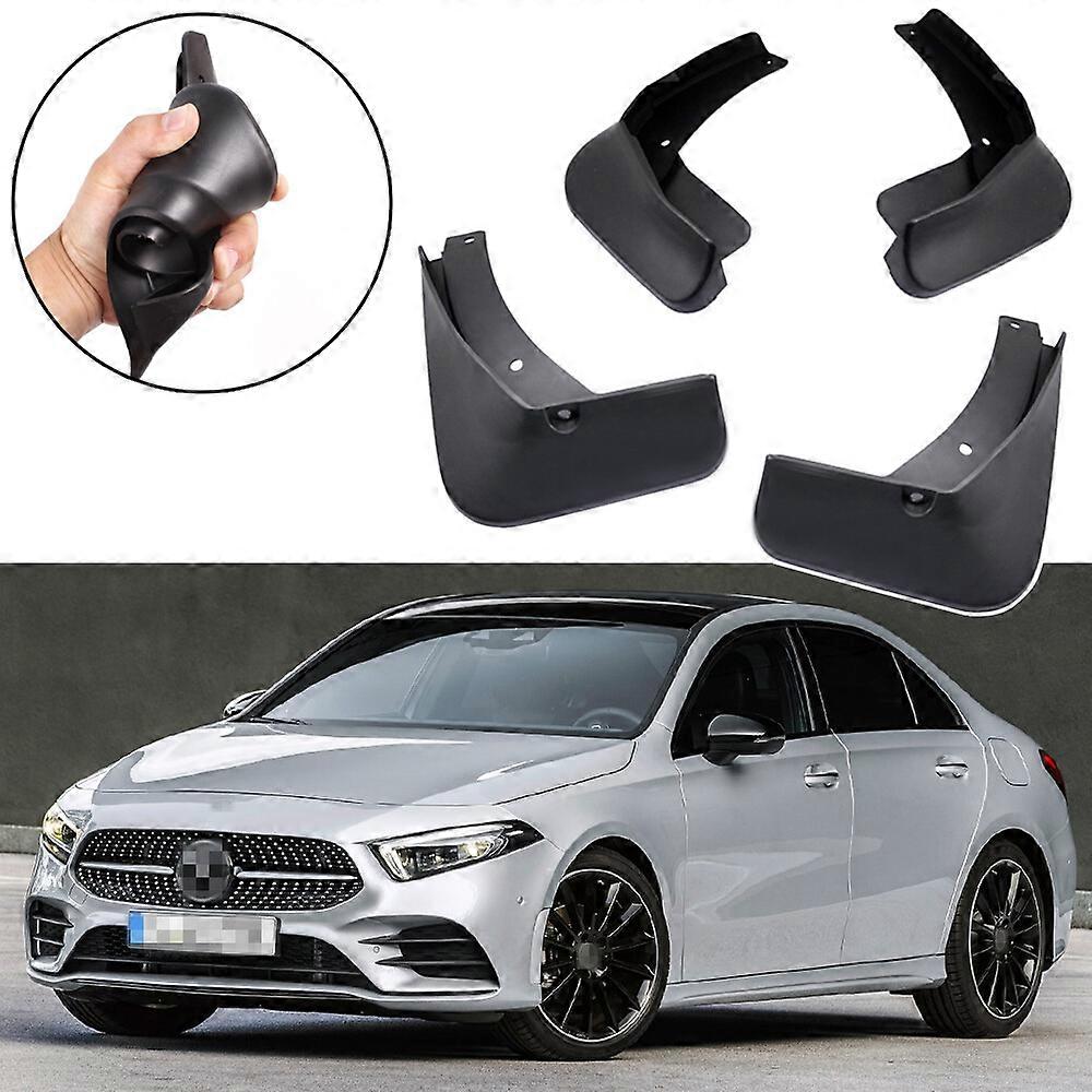 Compatible Car Mud Flaps Splash Guards Fender Mudguard for Mercedes A-Class AMG-Line Saloon