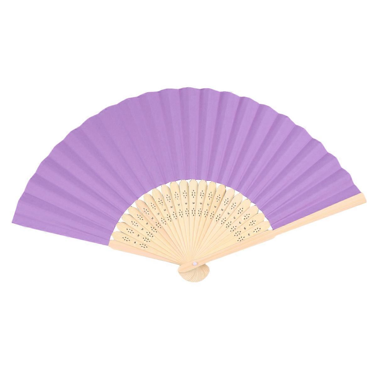 مروحة قابلة للطي مدمجة مروحة يدوية قابلة للطي على الطراز الصيني التقليدي للأطفال تبريد 5 قطع