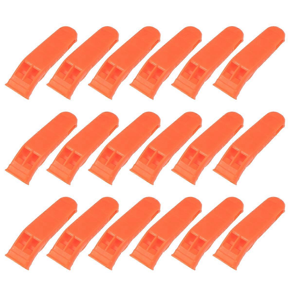 Professional Referee Whistle Orange Sports Activities Loud Sound 18Pcs