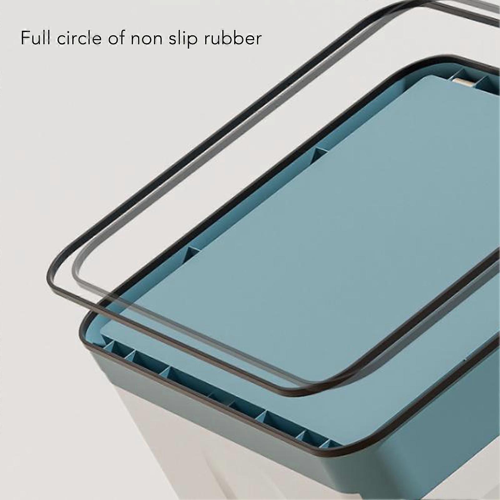 Portable Toilet for Adults, Heavy Duty Bedside Commode Chair with Armrests, Odor Prevention, for Elderly Pregnant Women, Blue