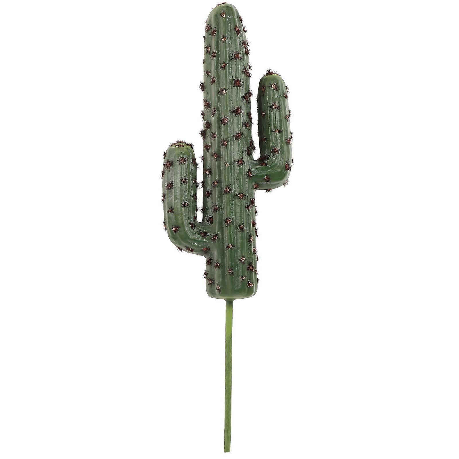 Cactus Decorations Simulation Cactus Ornament Cactus Model Ornament Realistic Design 40.00X11.50X7.00Cm 1Set