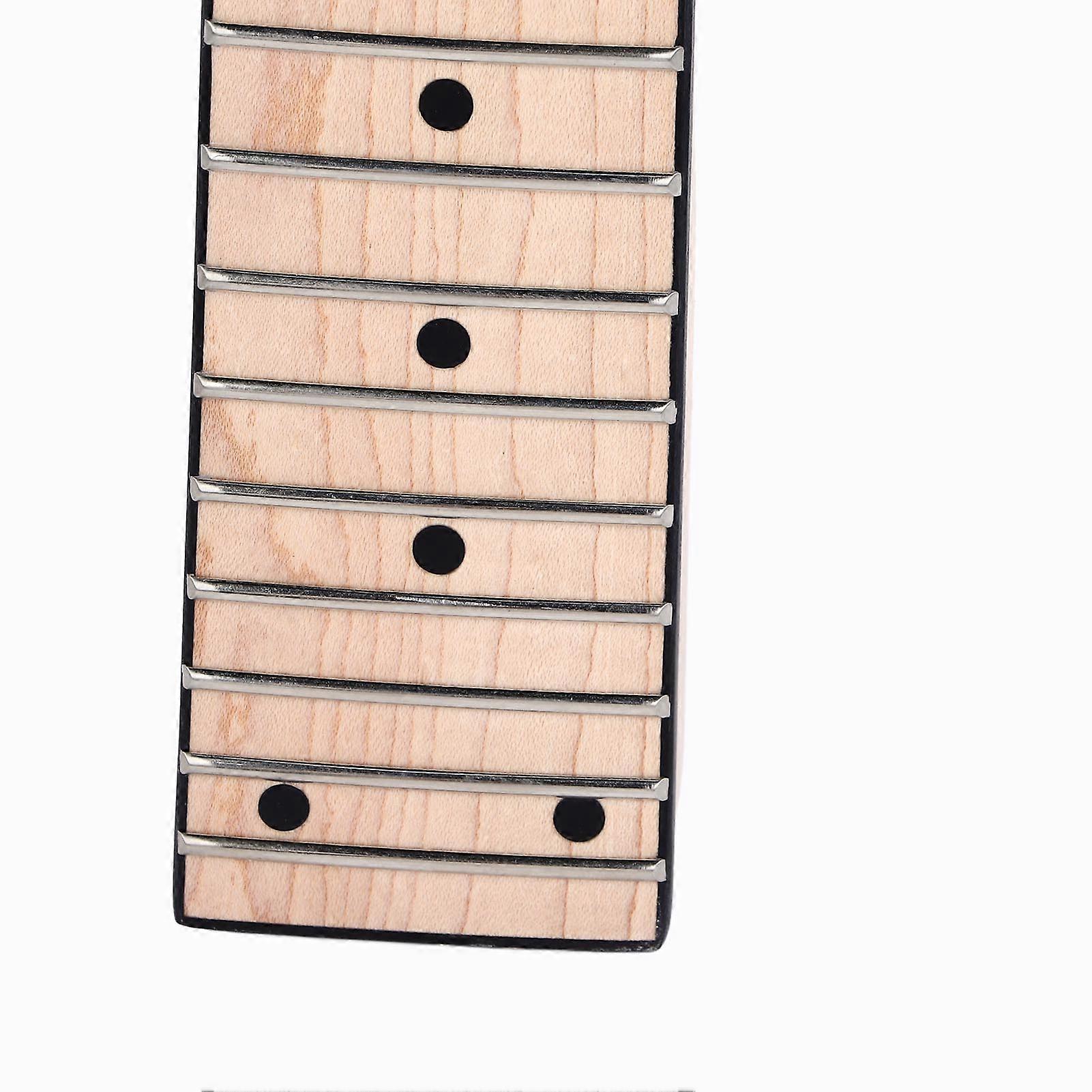 Maple Headless Electric Guitar Neck, 25 Frets Fingerboard, for 6 String Guitar