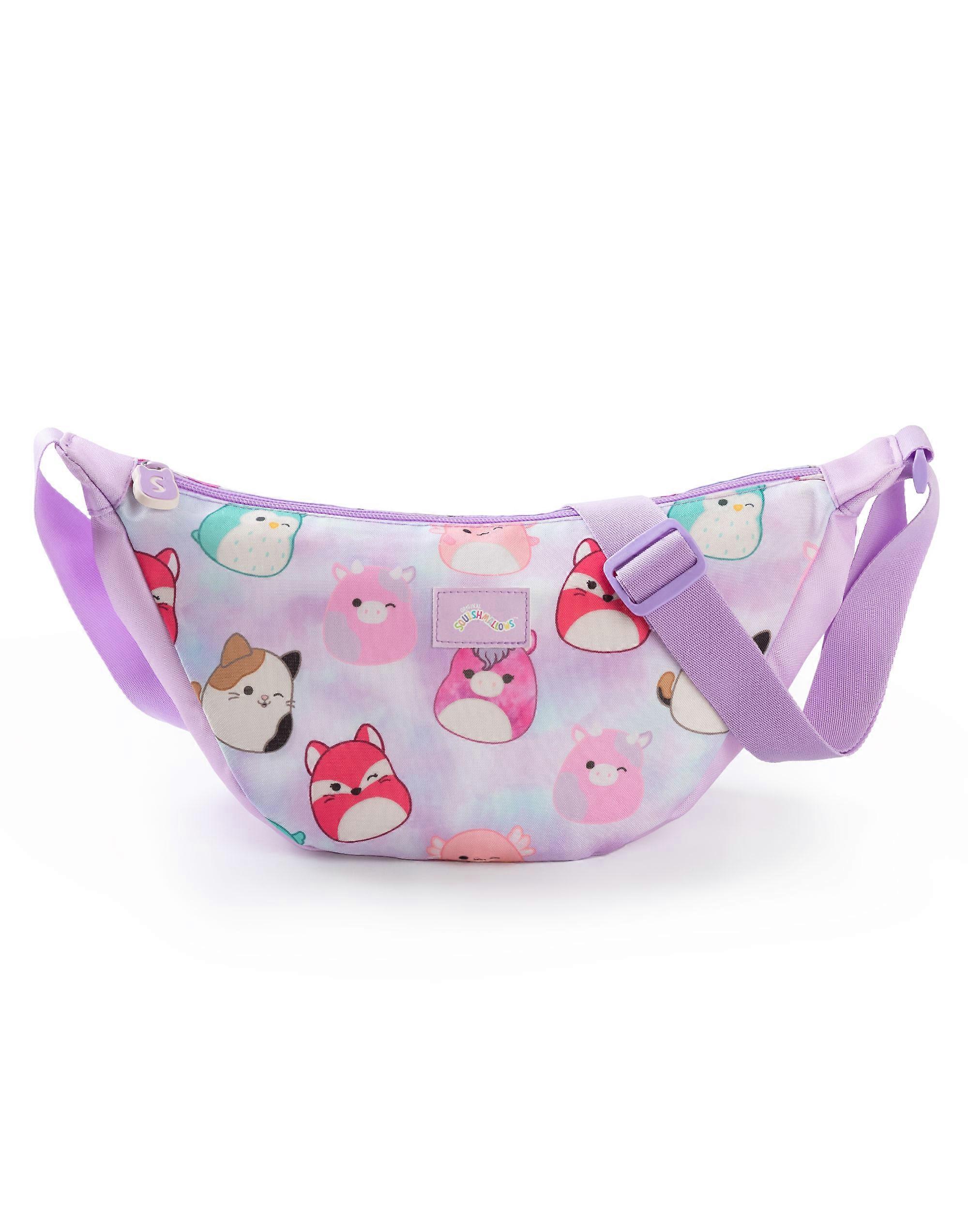 Squishmallows Girls Body Bag Multicoloured Character All Over Print - One Size