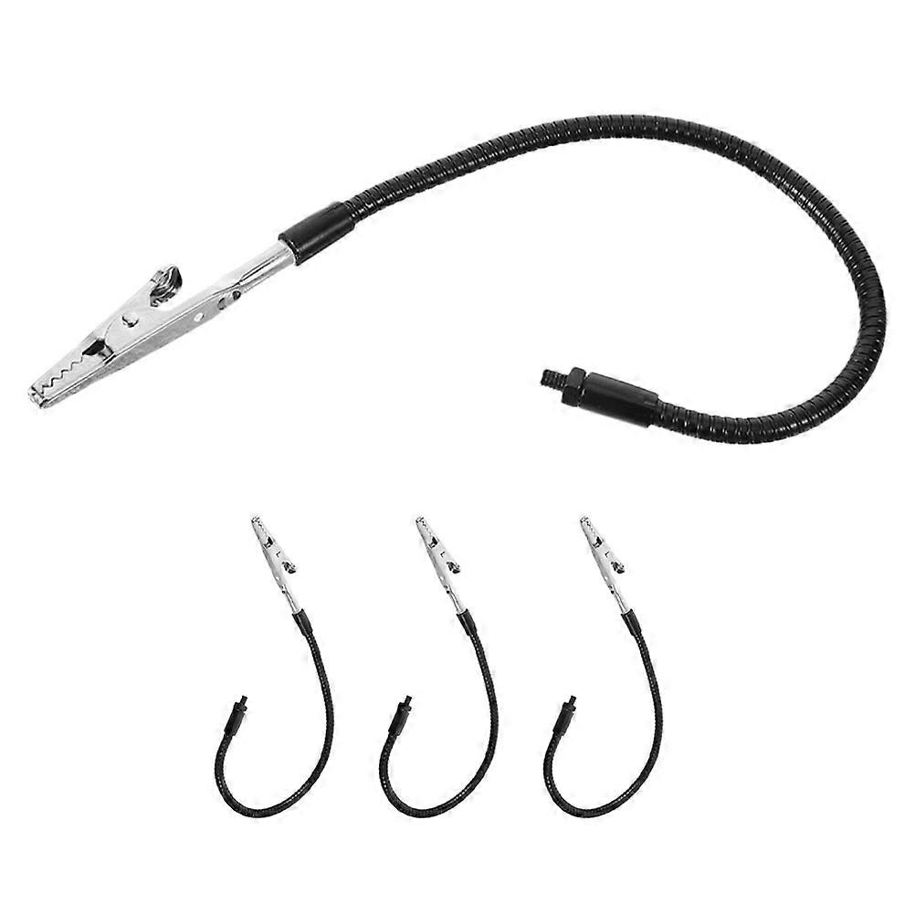 4pcs Flexible Gooseneck Soldering Clamps, Multi Use Helping Hands for Workshop, Jewelry, Painting & Repair Tasks, Clips for Easy Maneuverability