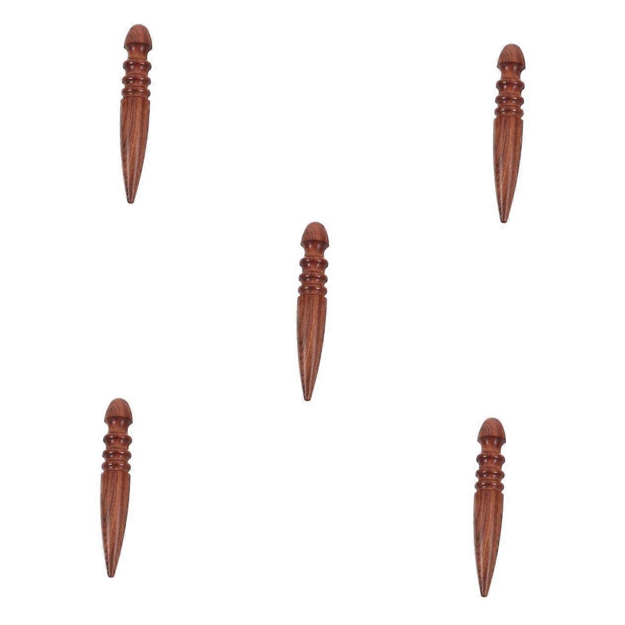 5 Piece Wooden Burning Tool Set with Adjustable Heat and Ergonomic Handles for Pyrography and Crafting