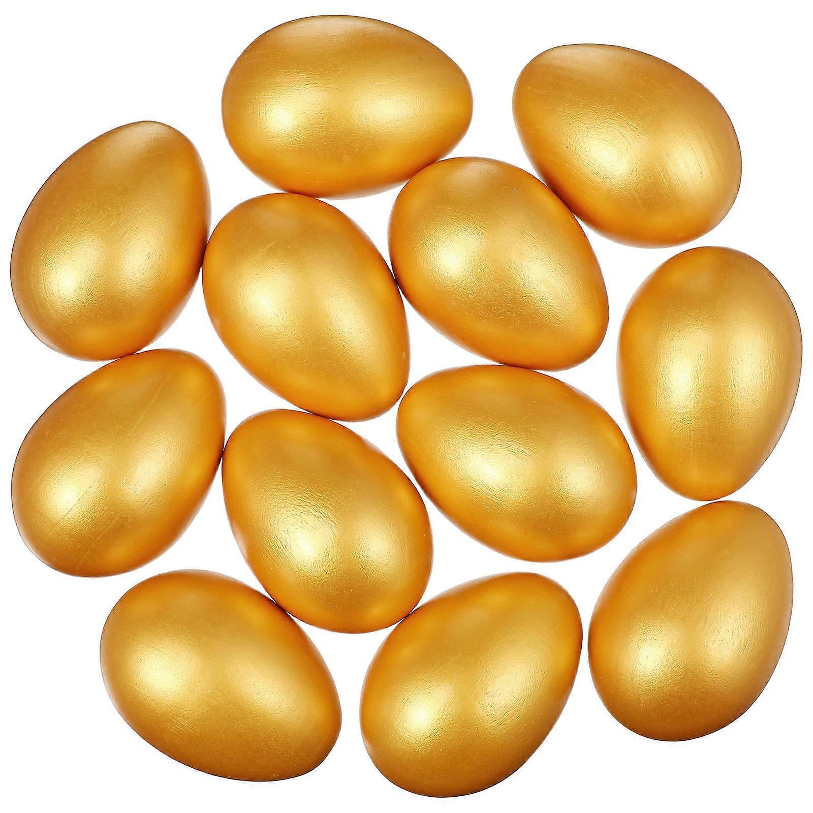 It looks like you're describing a product listing for **wooden Easter eggs**! Here's a polished version of that description that could be used for an