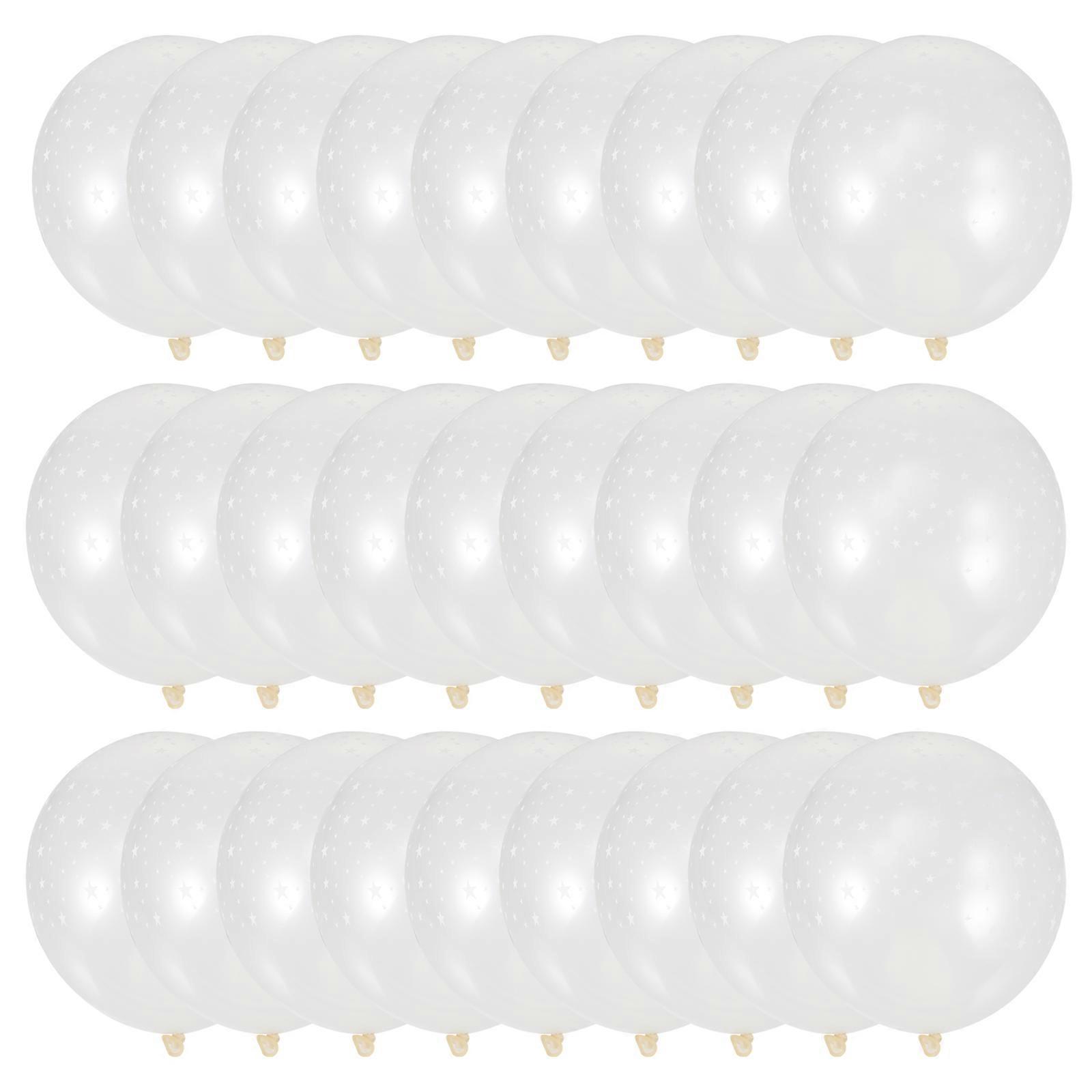 Balões gigantes do látex que imprimem a estrela balões redondos que wedding 12 polegadas 100Pcs