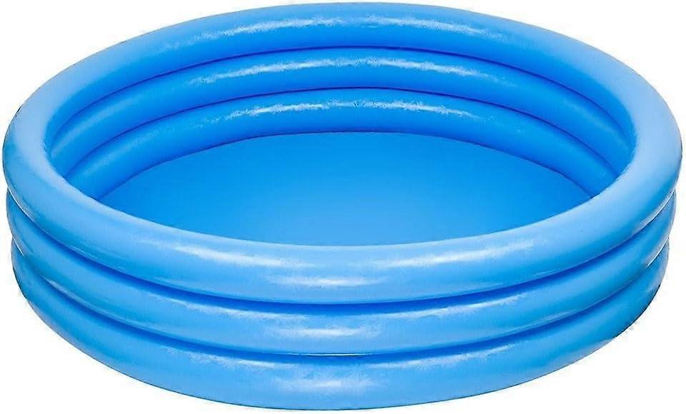 Crystal blue three-ring inflatable pool 114 cm x 25 cm