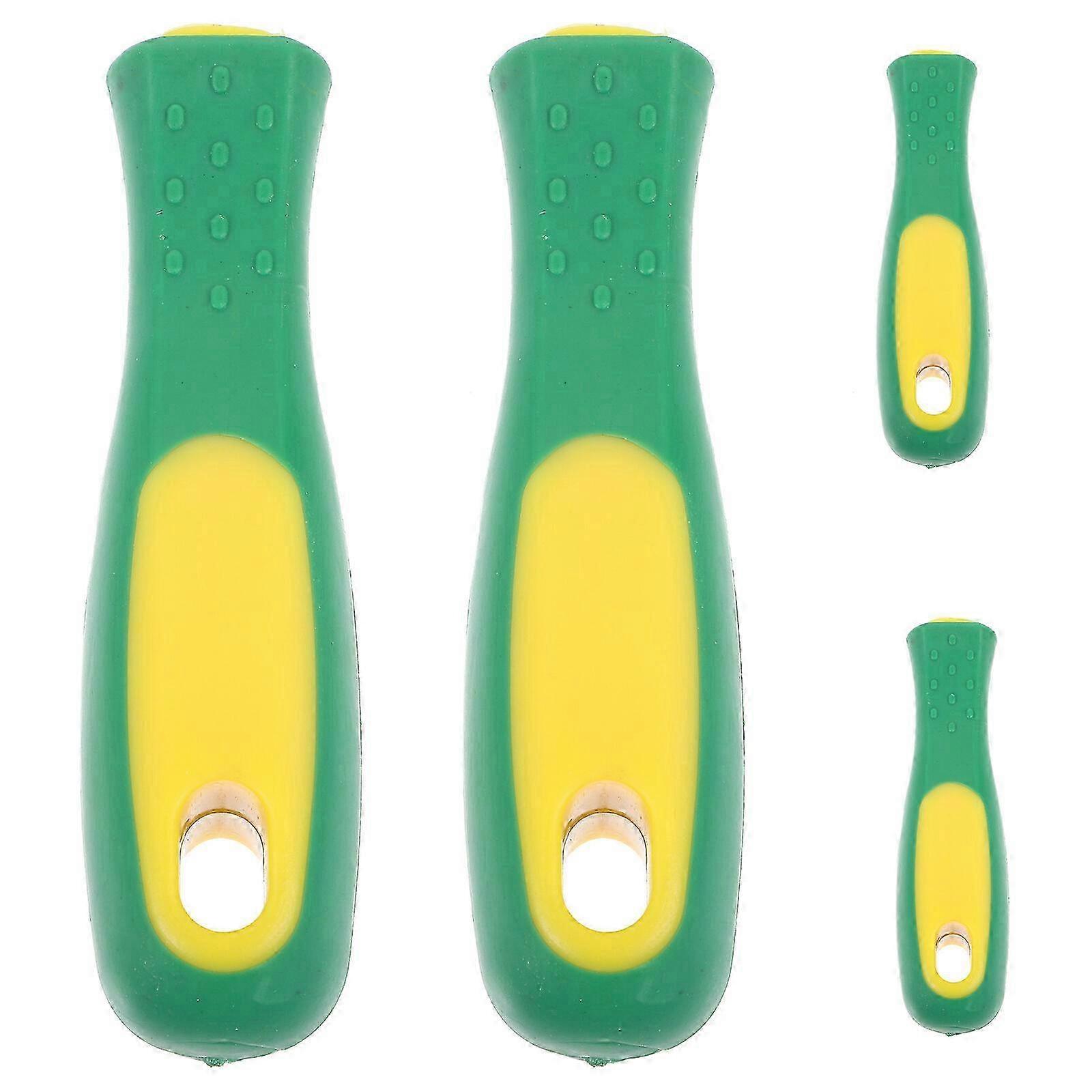 4Pcs Replacement Cutting Tool Handle with Rubber and Plastic for Various Brands