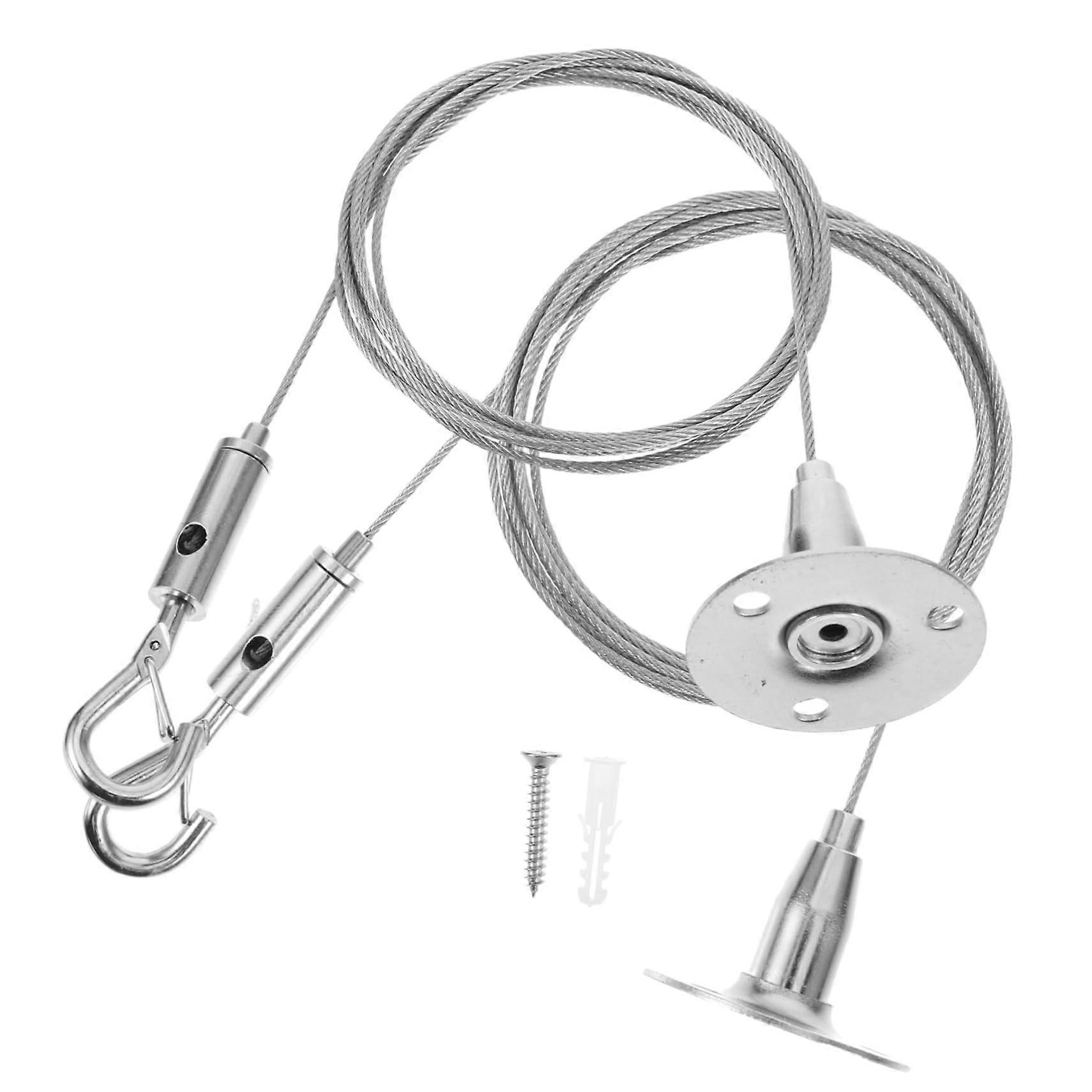 hanging rail picture hanging picture wire hanging set stainless steel hanging wire art hanging system with wire for picture frames Ref: 4587