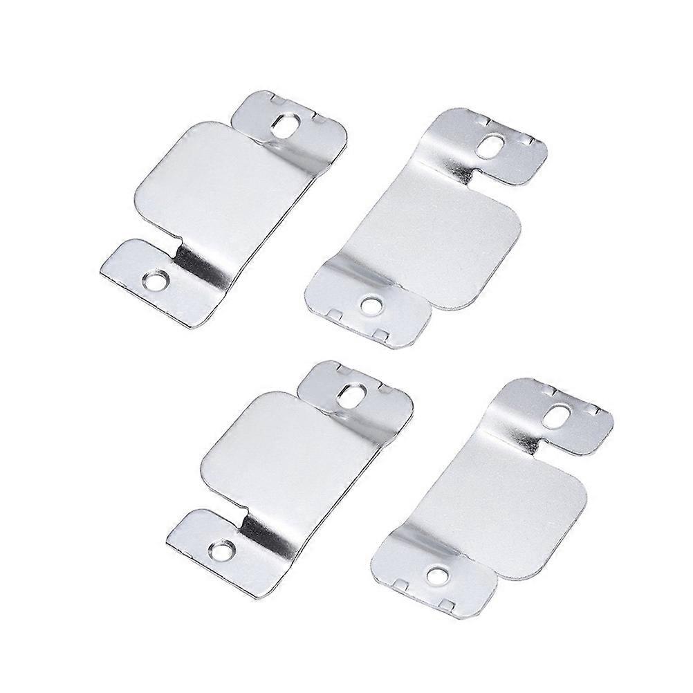Couch Connectors Furniture Connector Metal Universal Sectional Sofa Interlocking for Sofa and Bed Connection Silver 4.6X9.6cm Use 10Pcs