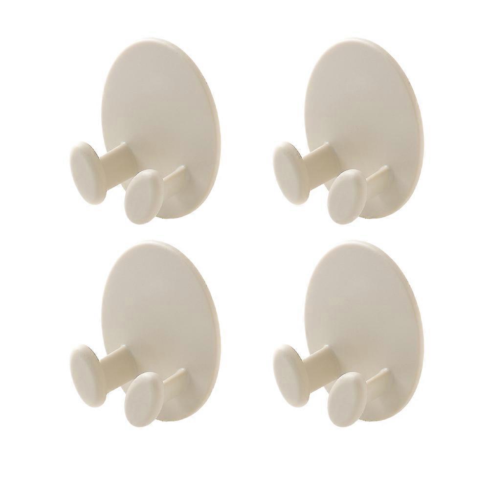 Socket Hook Adhesive Plug Hooks Cable Organizer Wall Storage Hanger Office Organization Household Users 4Pcs