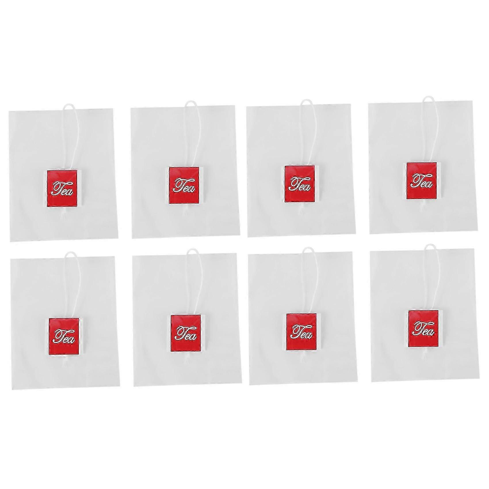 4000pcs 5.5 X 7cm Pyramid Tea Bag Filter Nylon Tea Bag Single String Label Transparent Empty Tea Ba