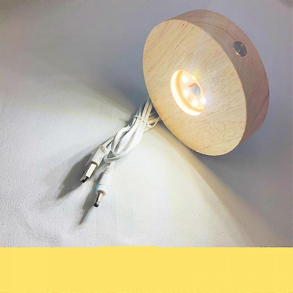 Base Load Model with White Light - Round Diameter 7 Cm, Thickness 2 Cm Suitable for Various Brands