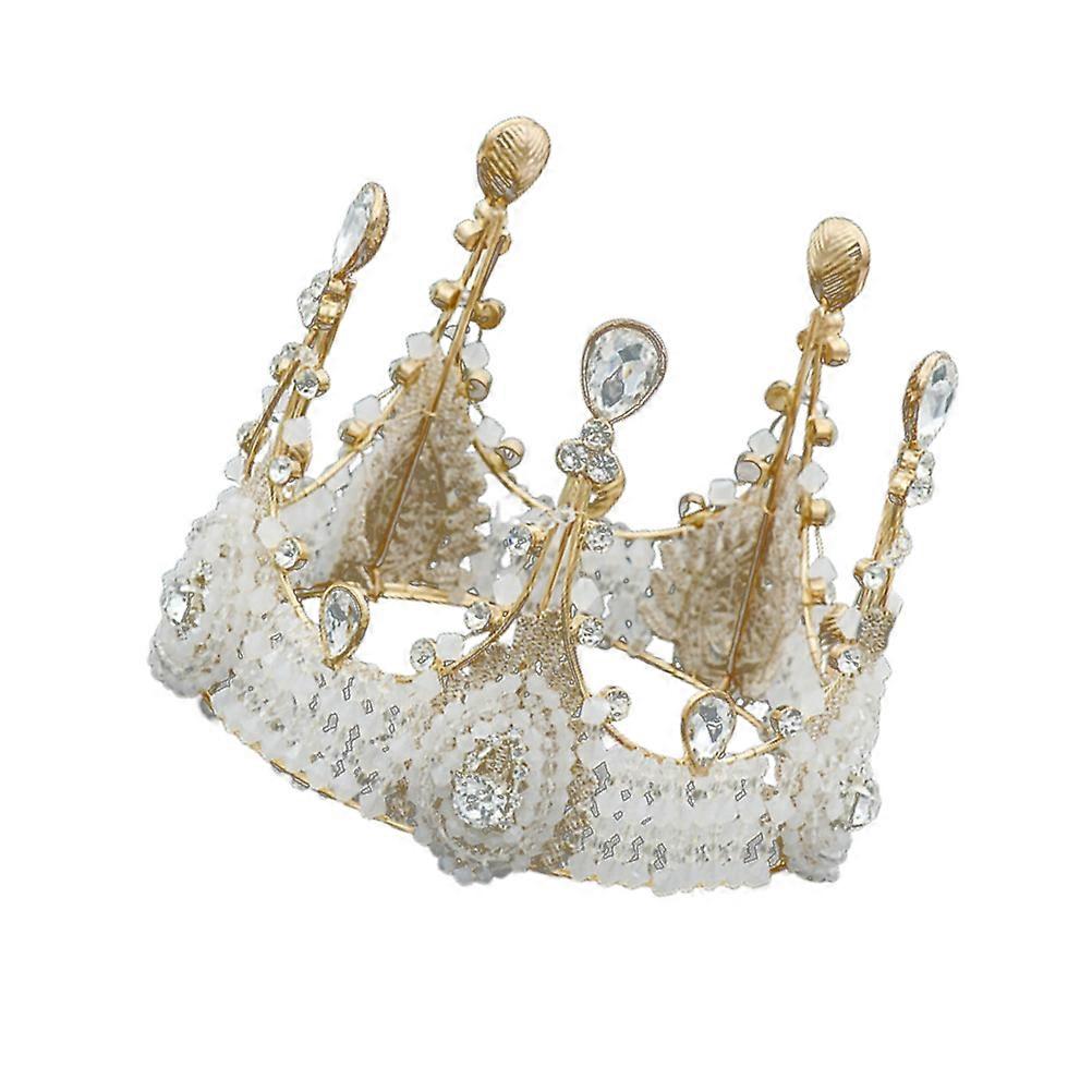 Ornament for Birthday Ceremony Chic Shape Queen Headbands Multi Color 1Set