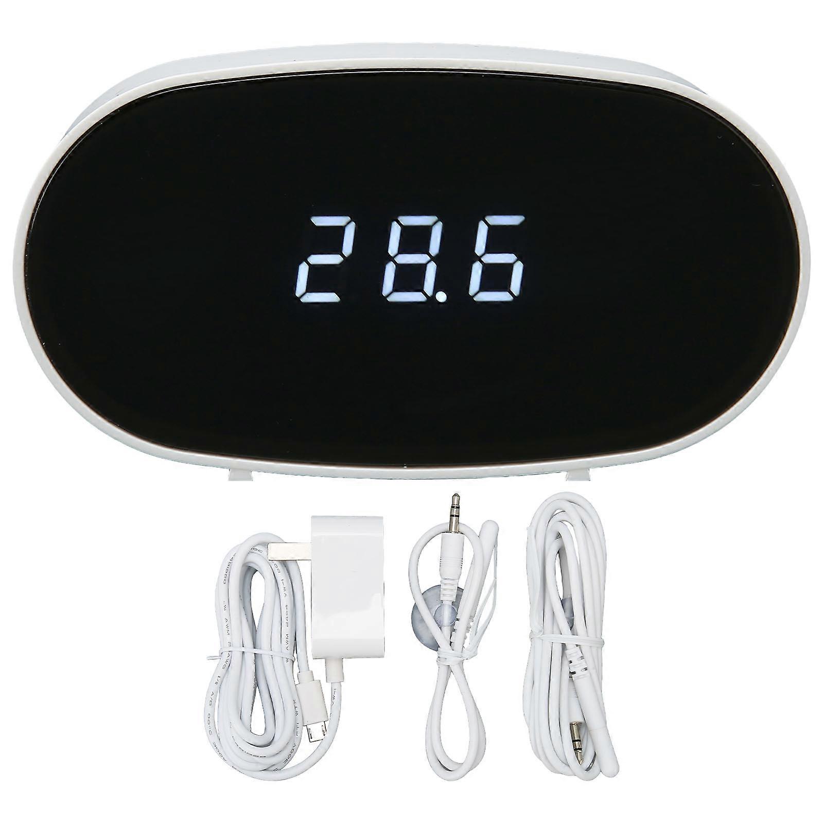 Aquarium Thermometer Digital Display Sensitive High Accuracy Fish Tank Thermometer US Plug 100‑240V