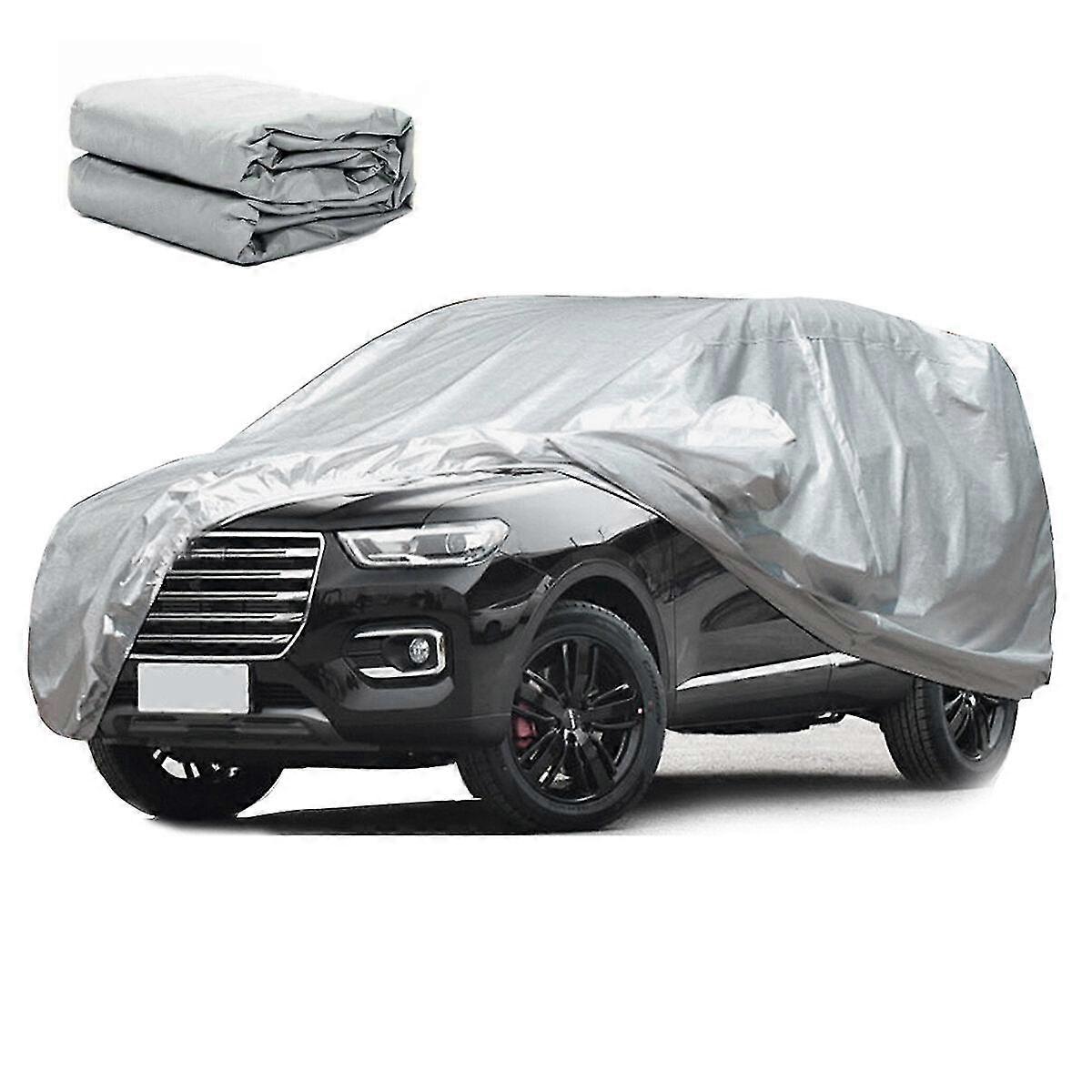 170T SUV Full Car Cover - Waterproof, UV Protection, Breathable, Suitable for Rain and Snow Conditions