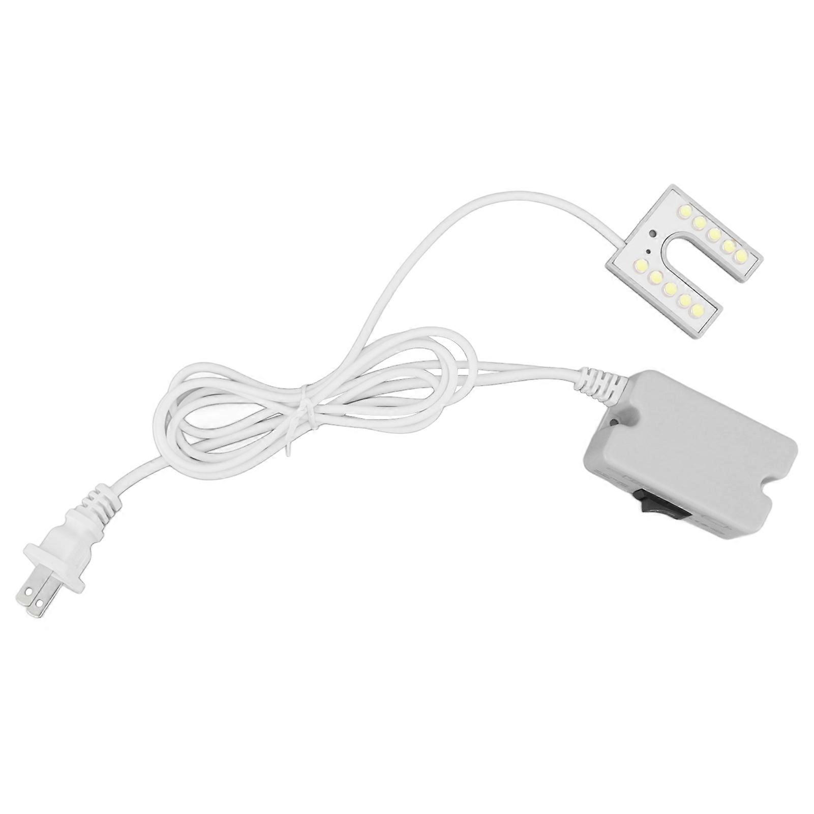 Sewing Machine Light 10 LED Beads Bright Natural Light Working Gooseneck Lamp with Magnetic Base