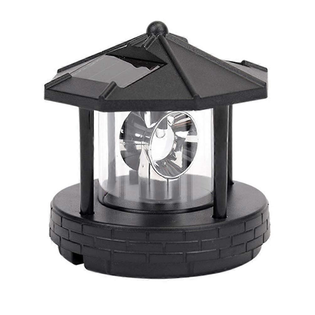 Solar Light Tower Outdoor Rotating LED Plastic
