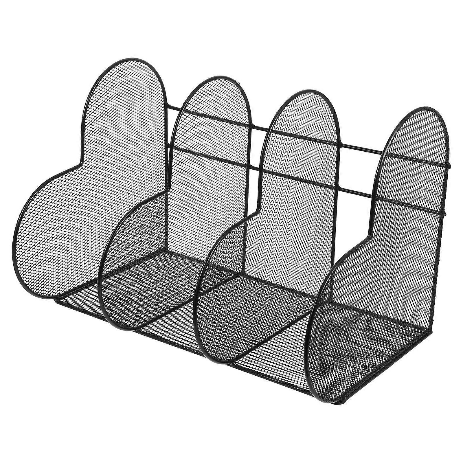 Files Organizer Desk Mail Organizer Classic Appearance For Black 1Set