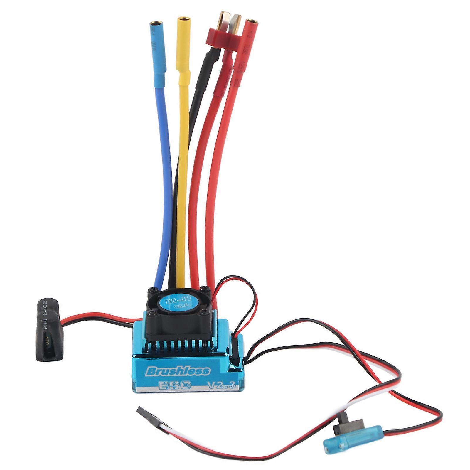 RC ESC Waterproof Electronic Speed Controller Accessory Parts for 1/10 RC Car Model
