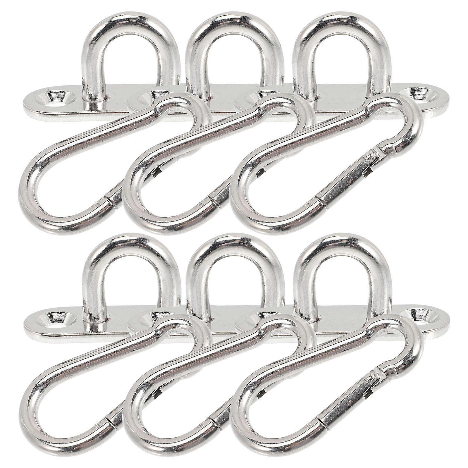 Ceiling Hook Loop Stainless Steel U Shaped For Load Bearing Ceiling Installation Decorators 1Set