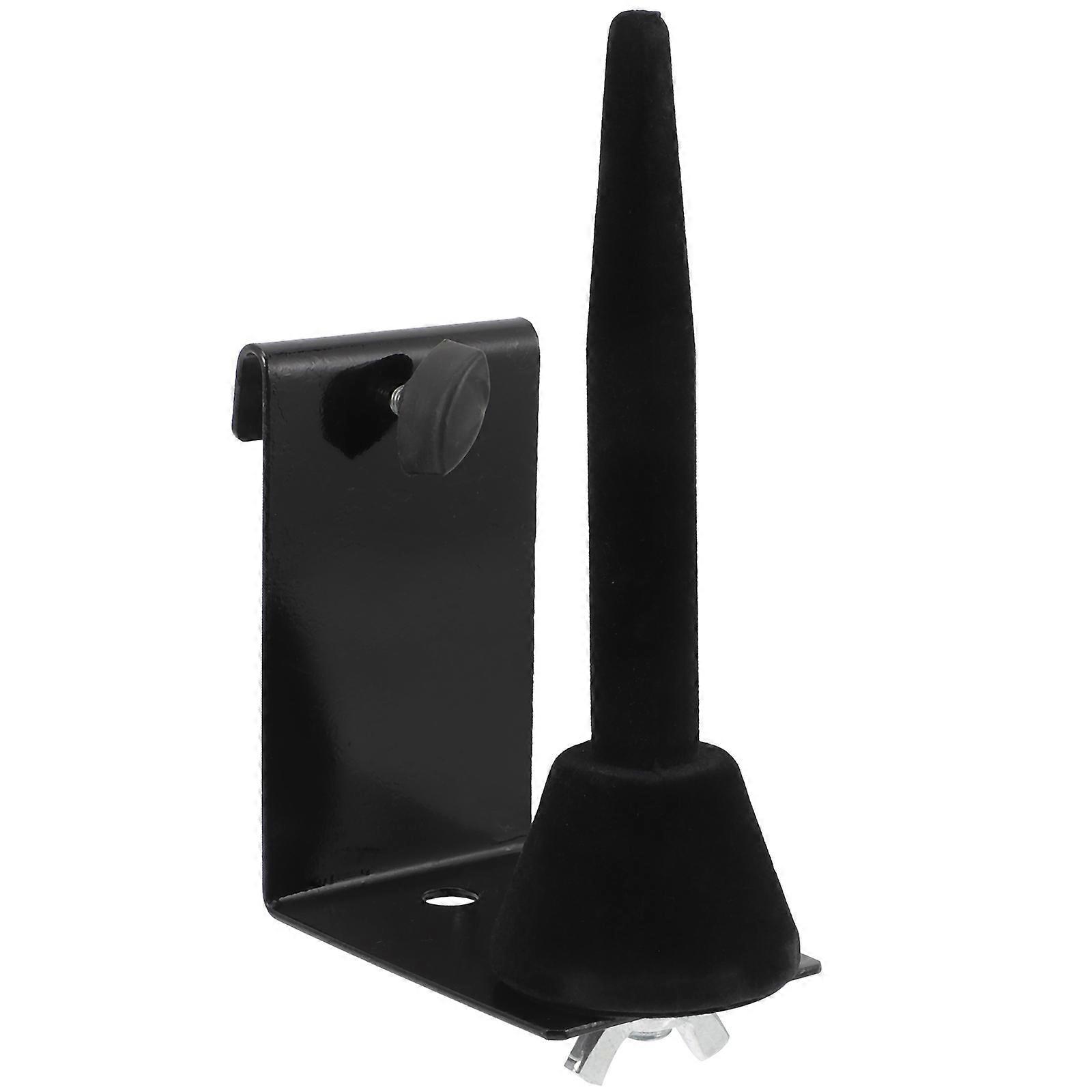 Flute Wall Mount Musical Instruments Bracket Black Iron Plastic 18.00X11.00X6.00CM 1Set