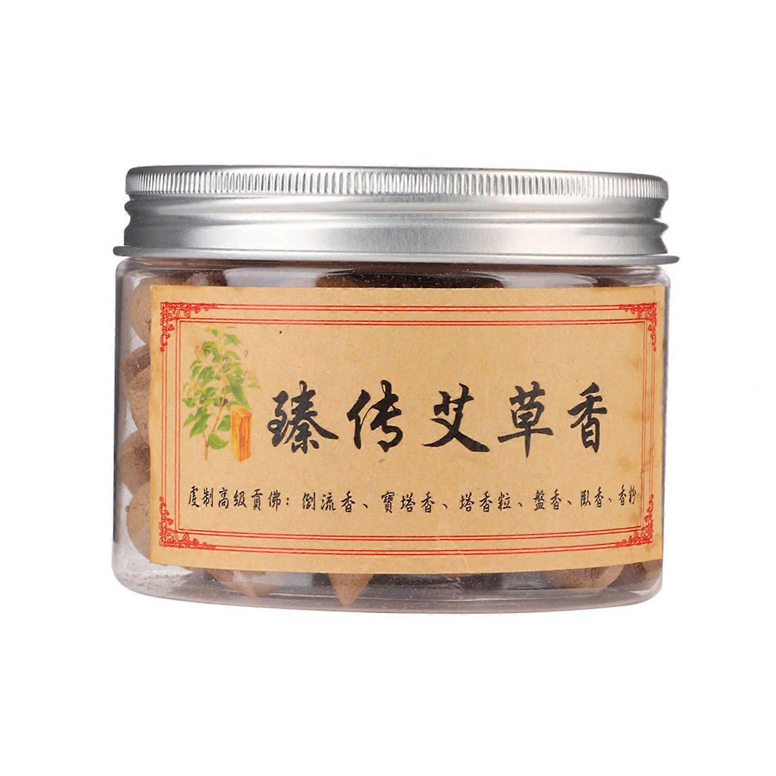 70stk Backflow Tower Shape Duft røgelse Agilawood røgelse indendørs (malurt røgelse)