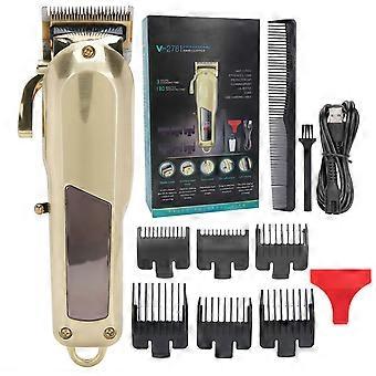 VGR Digital Electric Clippers High Power Men Hair Trimmer Barber Hair Cutting MachineYMMR)