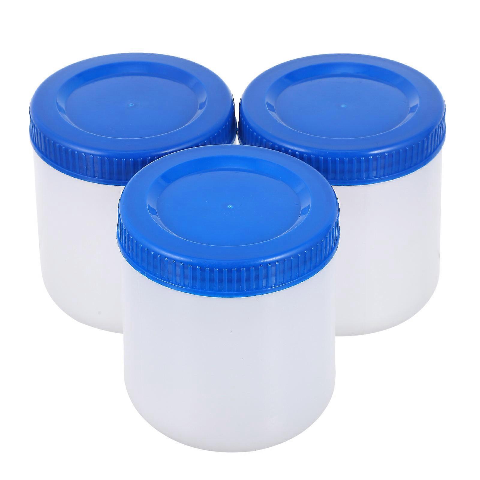 Beverage Bottles Thickened Sealing Can Cylinder Shape 500ml Storage Function For Ingredient Storage 3Pcs