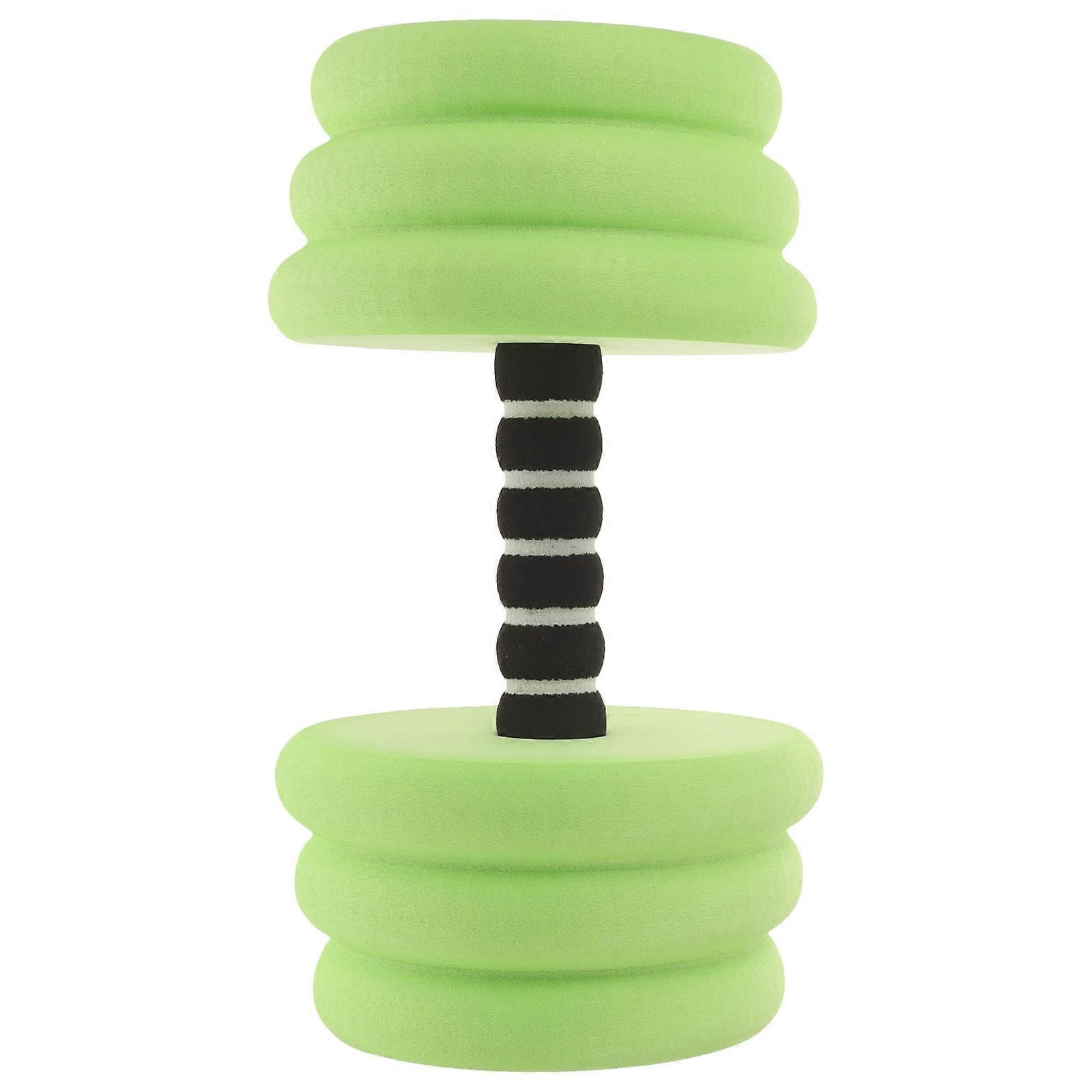 Swimming Dumbbells Lightweight Floating Dumbbell Fitness Equipment Balance Exercise Green 10.6×4.7×4.7in Rehabilitation Exercises 1Set
