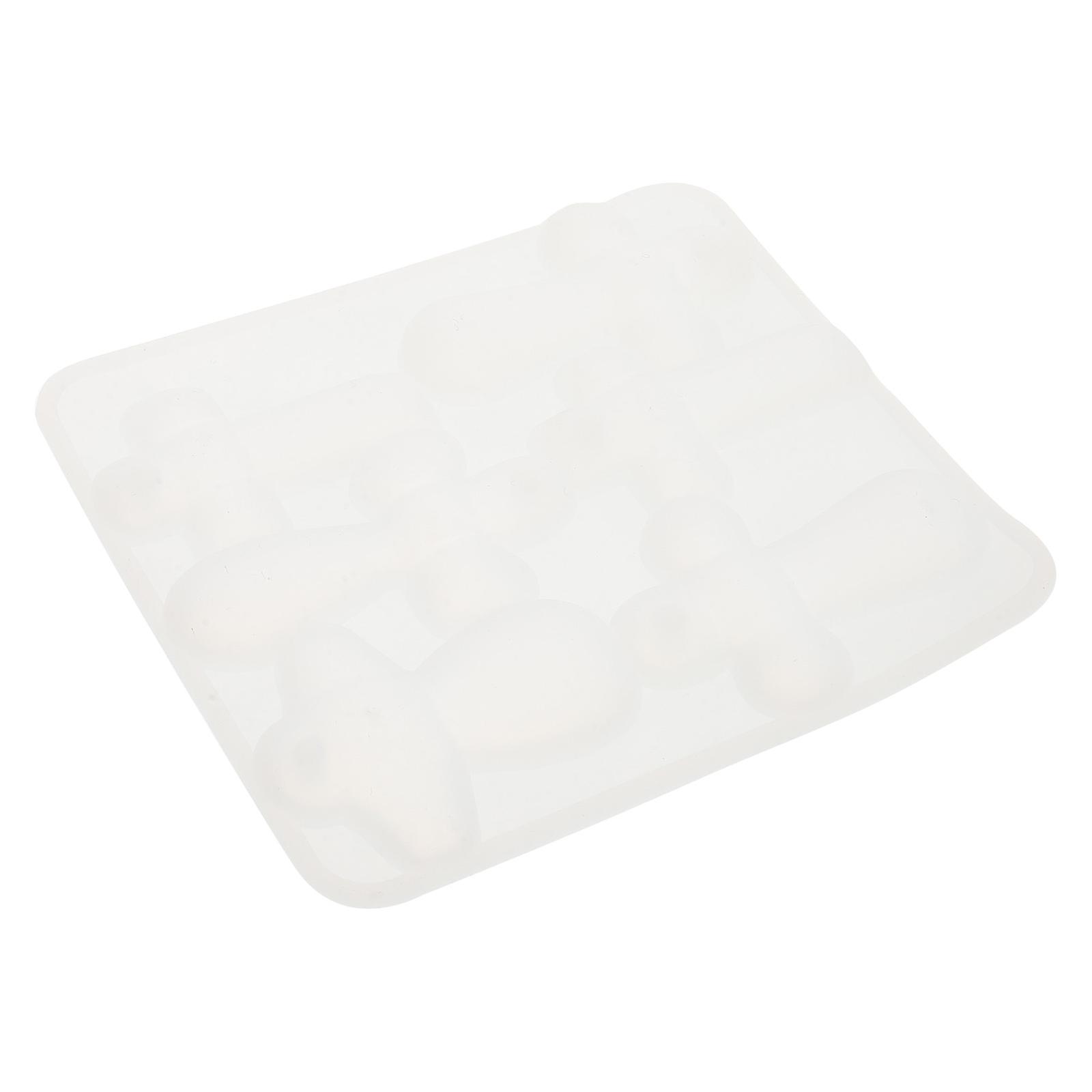 Cross Pendant Mold For Epoxy Resin Diffuser Stone Creation And Jewelry Making White 11.80X10.50X0.70CM Easy Demolding 1 Set