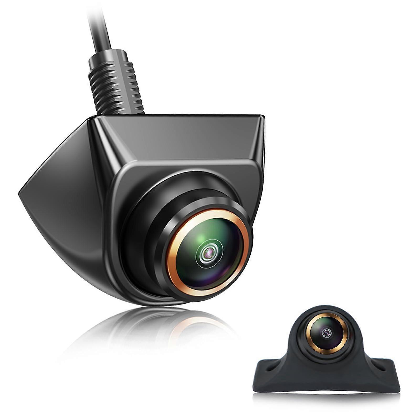 AHD 1080P Reversing Camera Only Works with Monitors and Radios that Support AHD 1080P Video Signal, Back/Side View Camera, Adjustable Fisheye Lens.