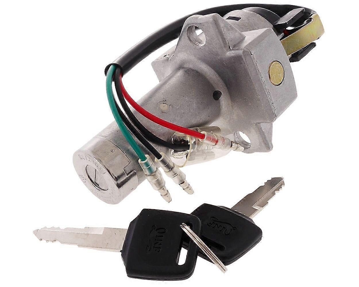Ignition Lock Handlebar Lock 4-Pin Security System for MTX MTXsh 50 80 Motorcycles and Scooters
