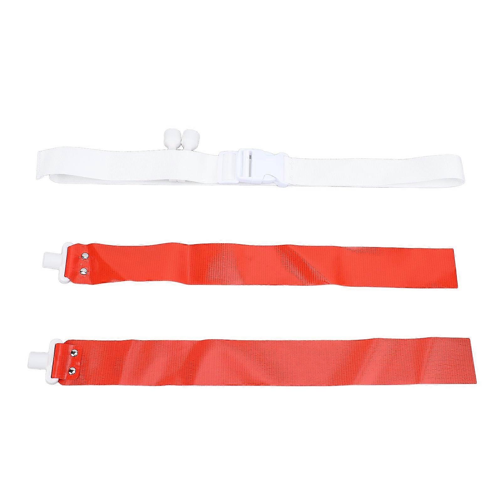 Football Belt with Adjustable Buckle, Includes 2 PVC-Nylon Flags for Kids and Adults, Professional Quality, Normal Size