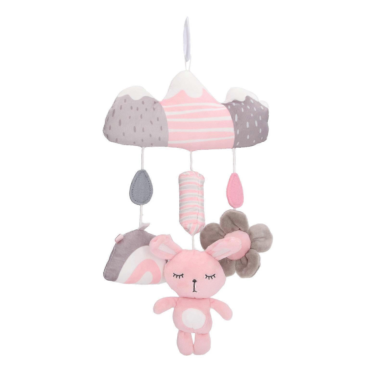 Baby Mobile Sensory Toy Soft Plush Learning Development Interactive Sound Hanging Crib Toy Type 1 