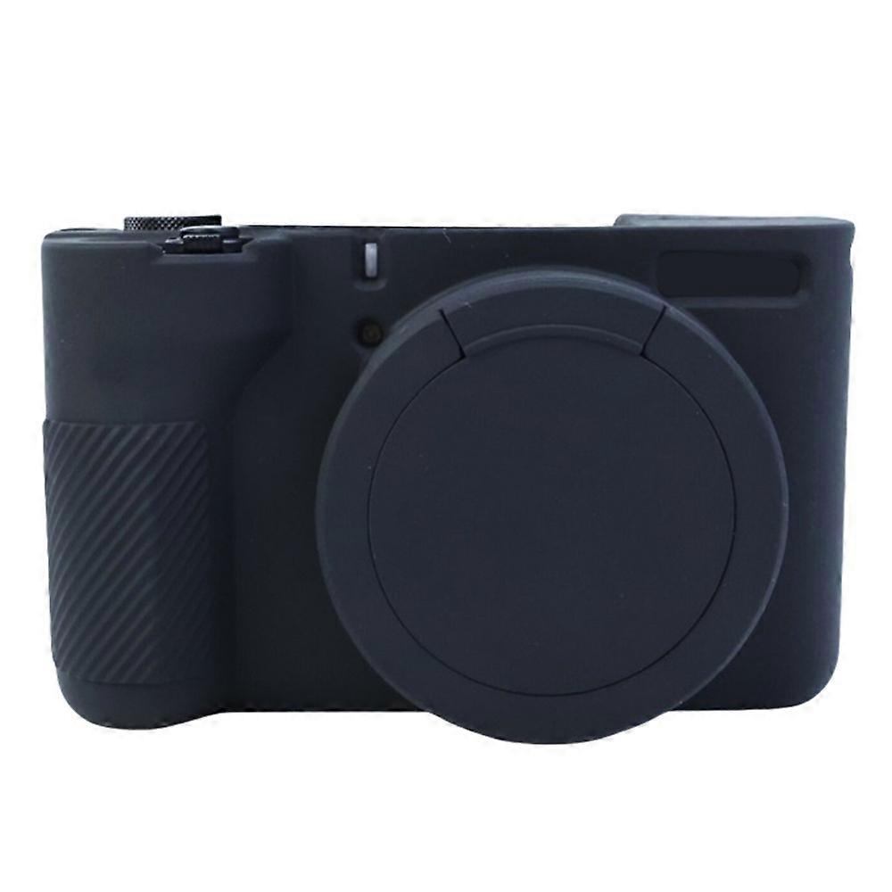 עבור Canon PowerShot V1 נרתיק מגן כיסוי מצלמת סיליקון עמיד בפני אבק שחור