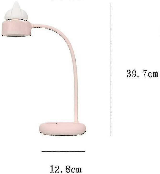Cat Table Lamp Led Night Light Usb Charging Student Desktop Bedroom Lighting Study Reading Lamp,(pin