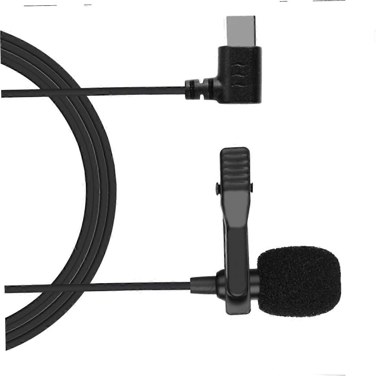 1 Piece Mini Clipon Microphone with Type C for Mobile, PC, Tablet Sound Quality