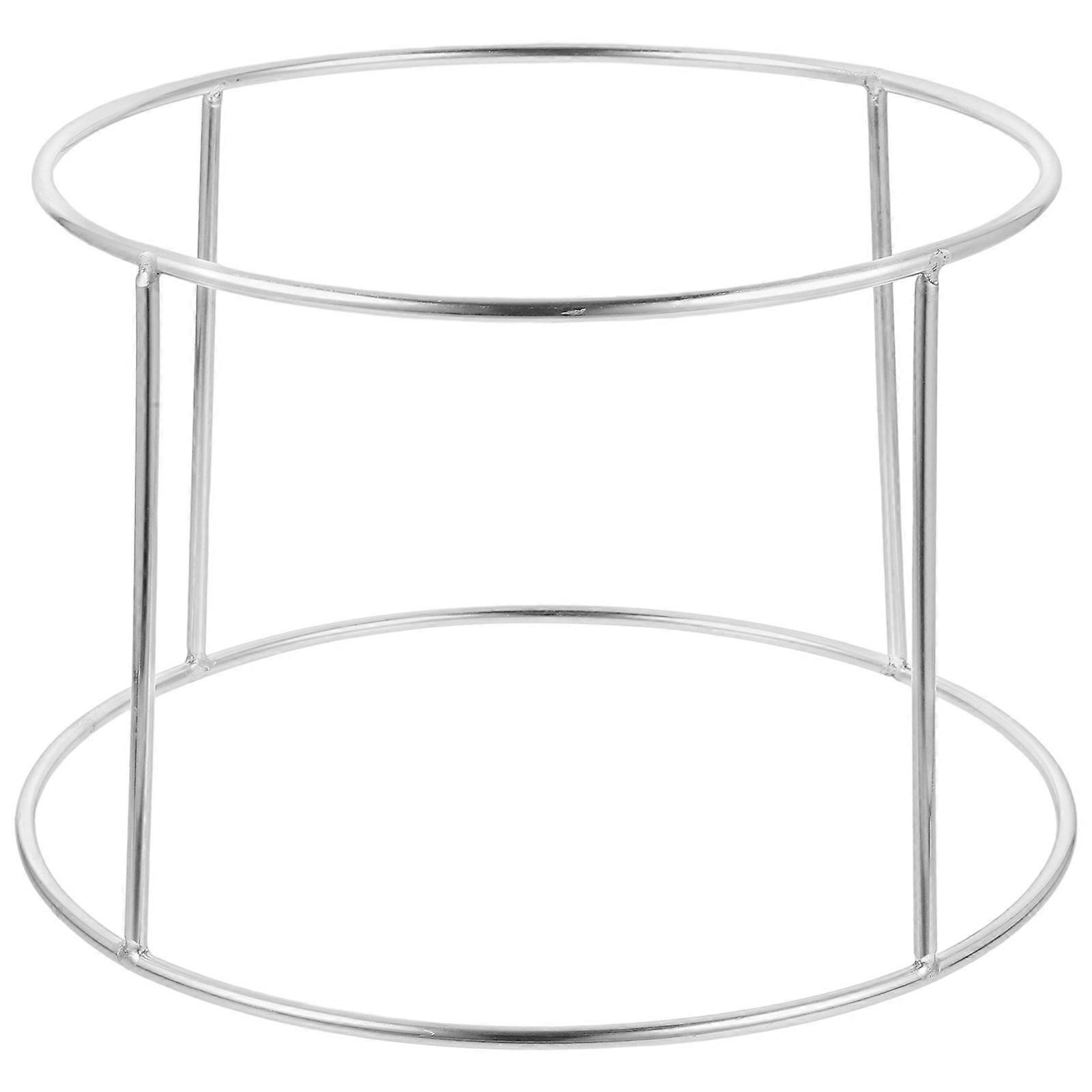 Présentoir à fruits de mer, support à pizza à double couche, support à fruits de mer en acier inoxydable pour buffet