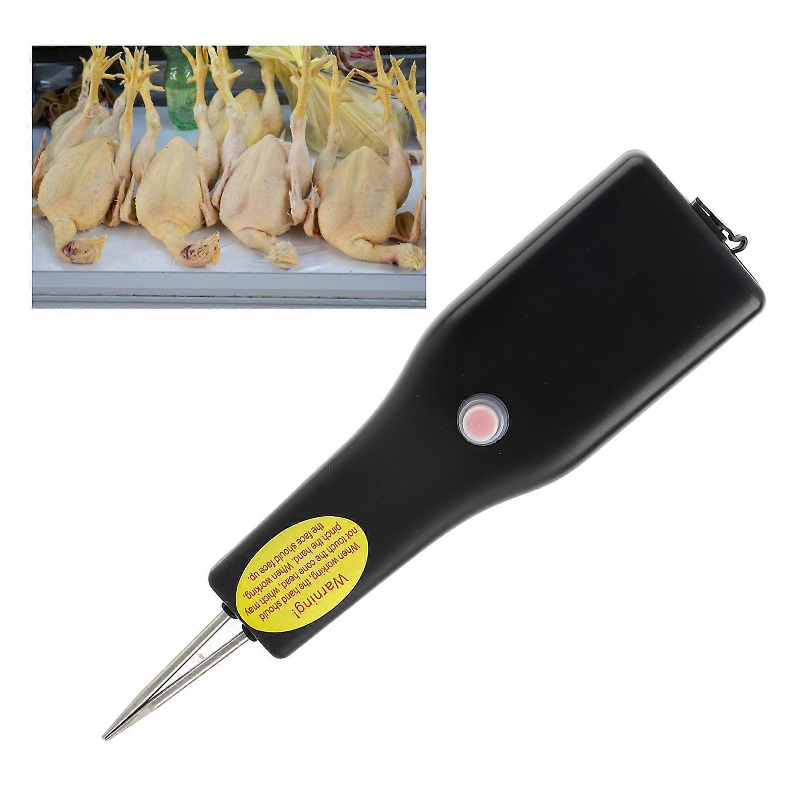 Rechargeable Electric Poultry Feathers Plucker Handheld Chicken Plucker Full Automatic Duck Goose Feathers Removing Machine