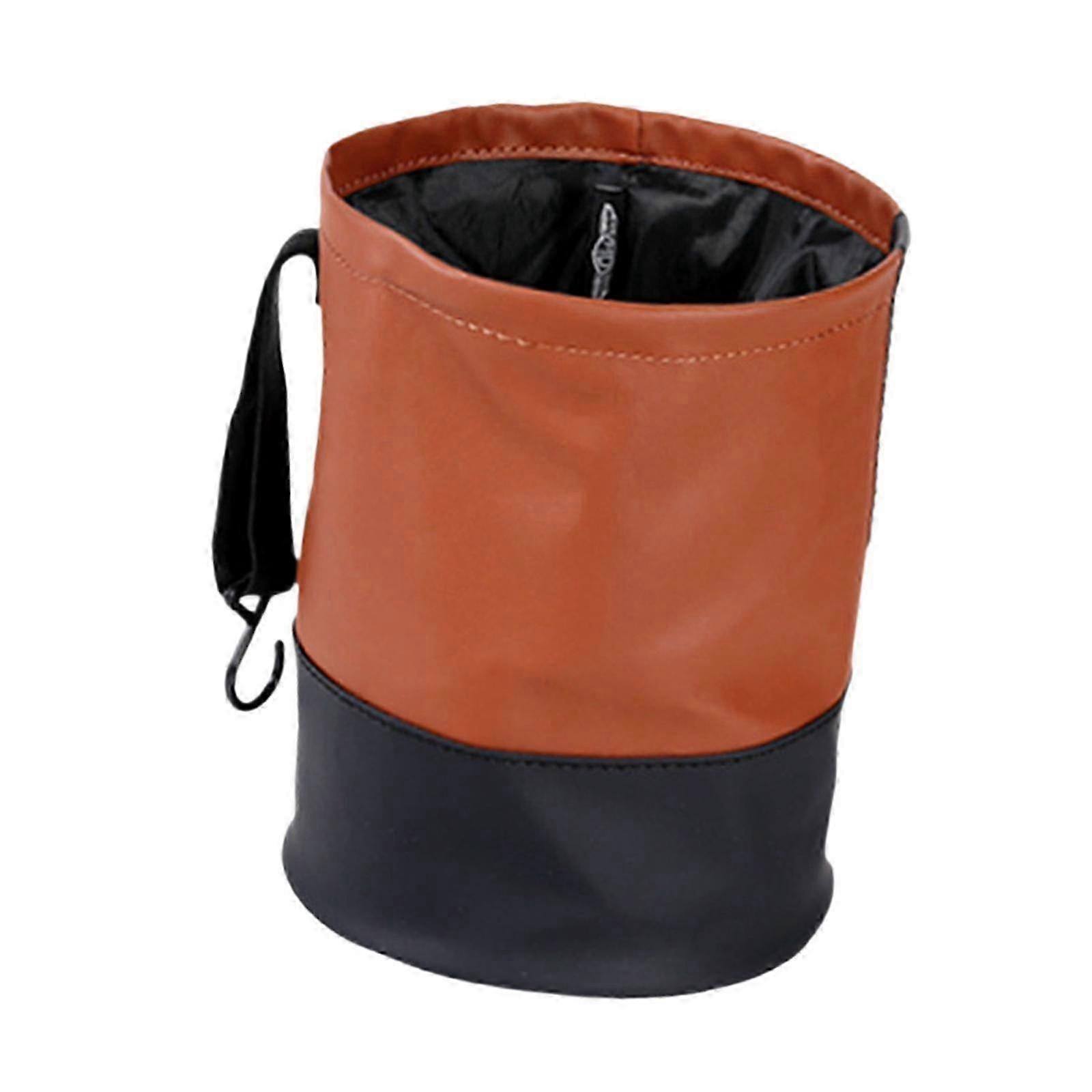 Foldable Vehicle Trash Container Interior Accessories Hanging Car Trash Can