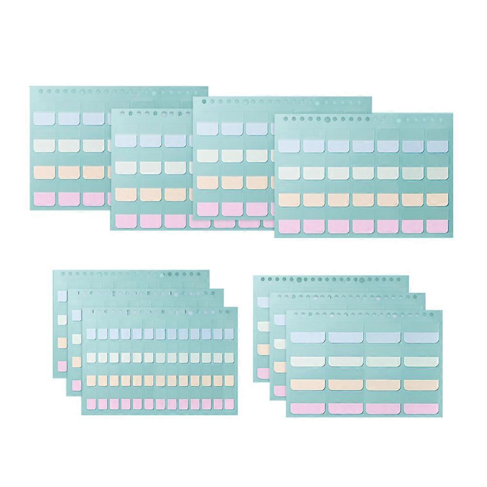 Colorful Sticky Tabs for Students Assorted Color PET Material Perfect for Marking Pages in Notebooks